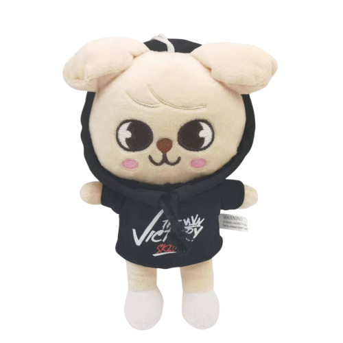 20cm Yellow Seungmin PuppyM Stray Kids Skzoo Wearing Sweatshirt Stuffed Toy Plush