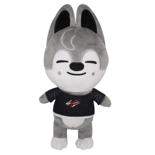 20cm Grey Bang Chan Wolf Chan Stray Kids Skzoo Stuffed Toy Plush