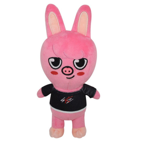 20cm Pink Changbin Dwaekki Stray Kids Skzoo Stuffed Toy Plush